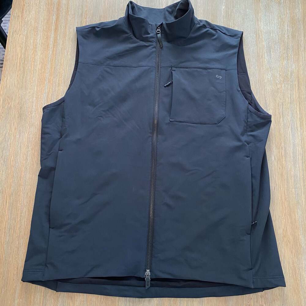 OROS Men's Performance Softshell Full Zip Vest Navy XXL